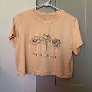 Wildflower cropped t-shirt